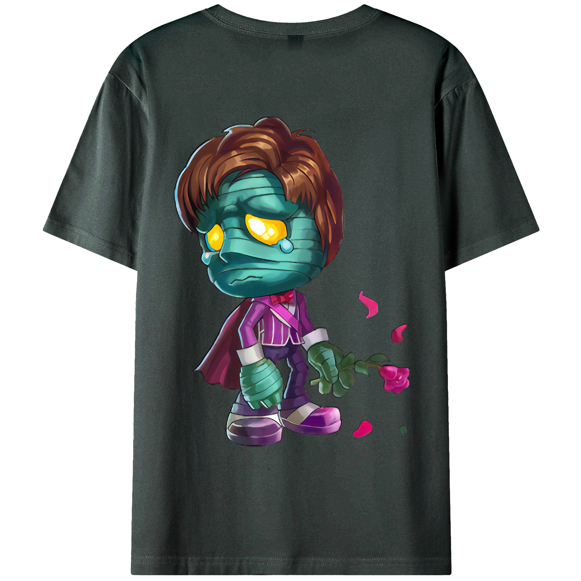 （画像用） リーグ・オブ・レジェンド League of Legends LOL 綿100％ メンズ半袖Tシャツ（バックプリント） 通気性
